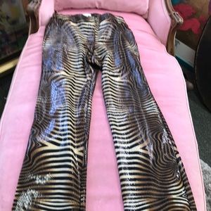 Authentic Cache pants, animal print
